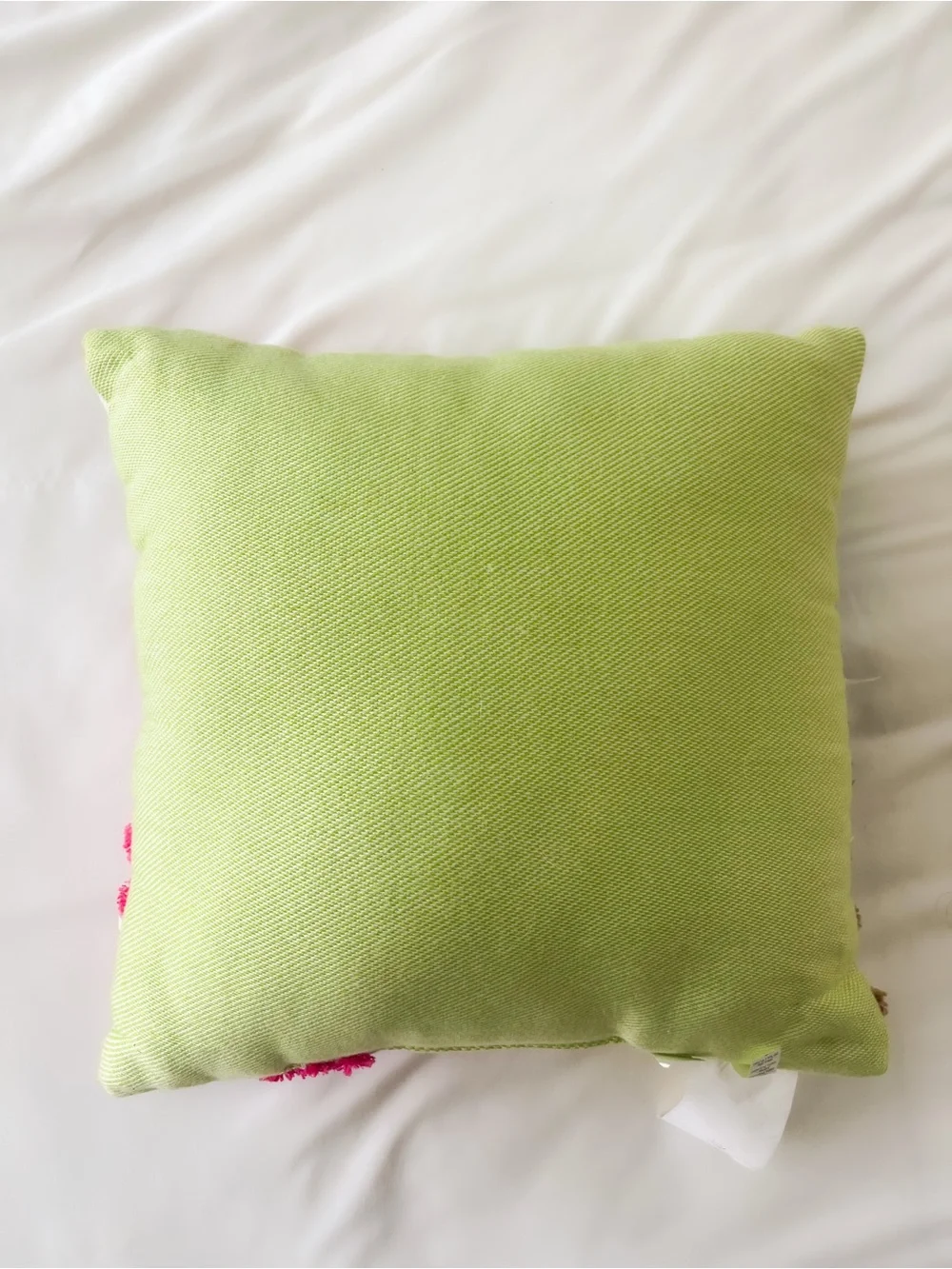 Multicolor Abstract Flower Tufted Throw Pillow – Indoor/Outdoor